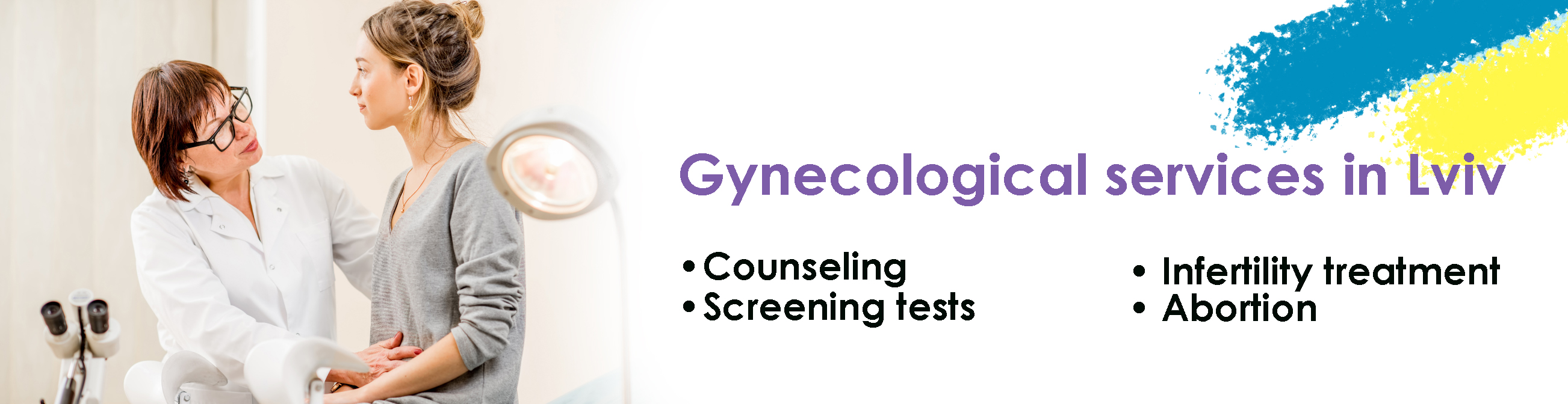 Gynecologist services in Lviv