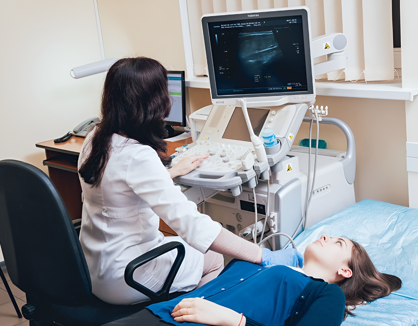 ultrasound consultation in a gynecological clinic in lviv