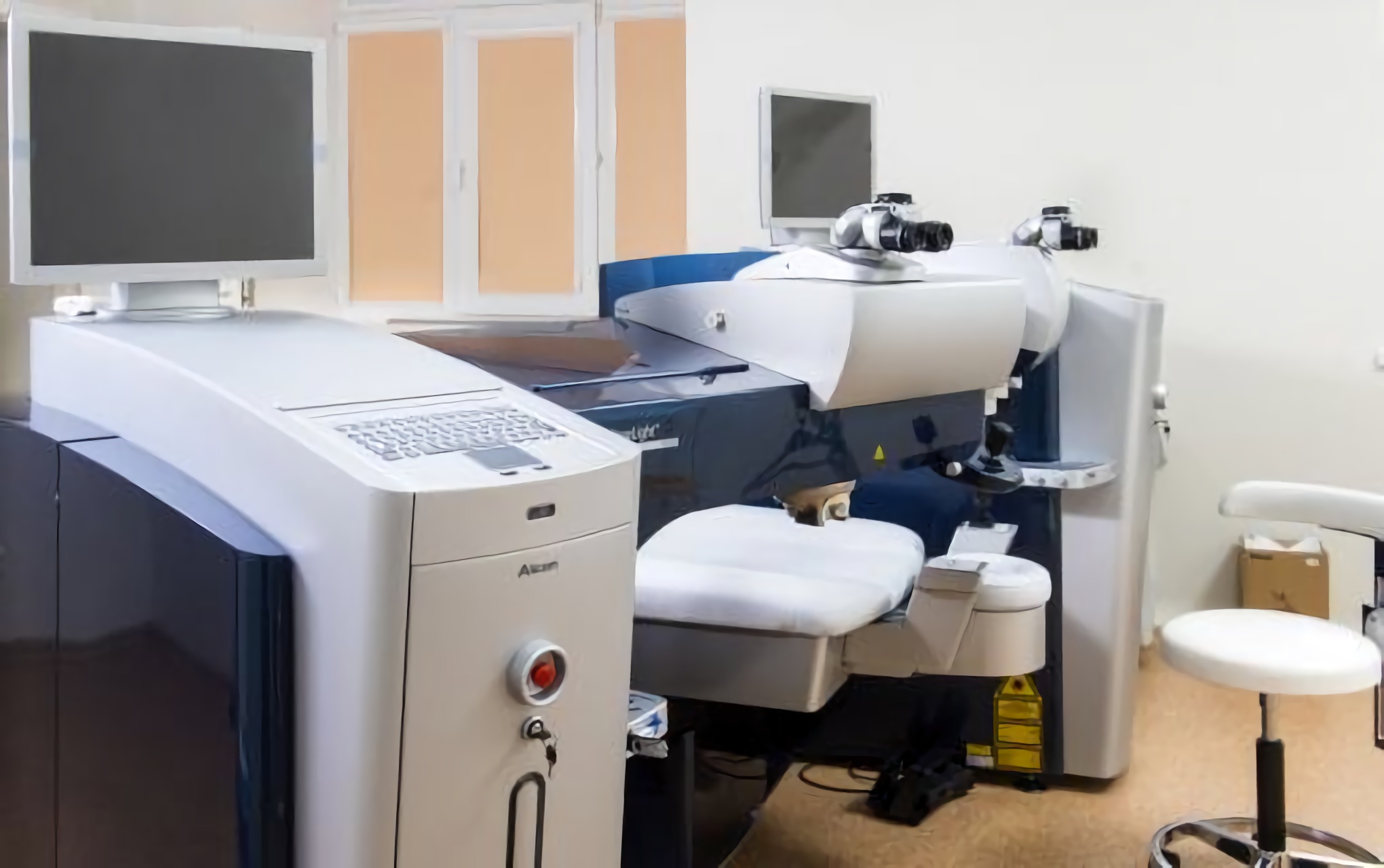 Ophthalmologic equipment in Novy Zir Clinic in Kiev