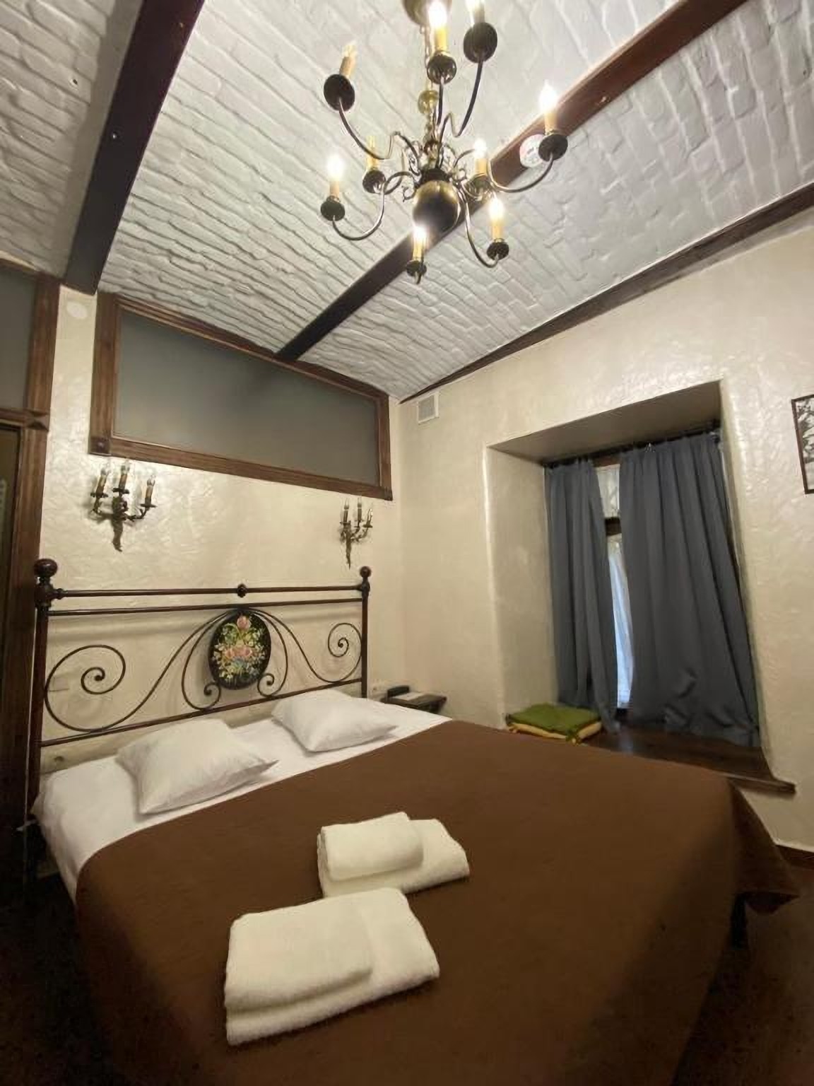 Double room in the Old Krakow Hotel in Lviv Ukraine