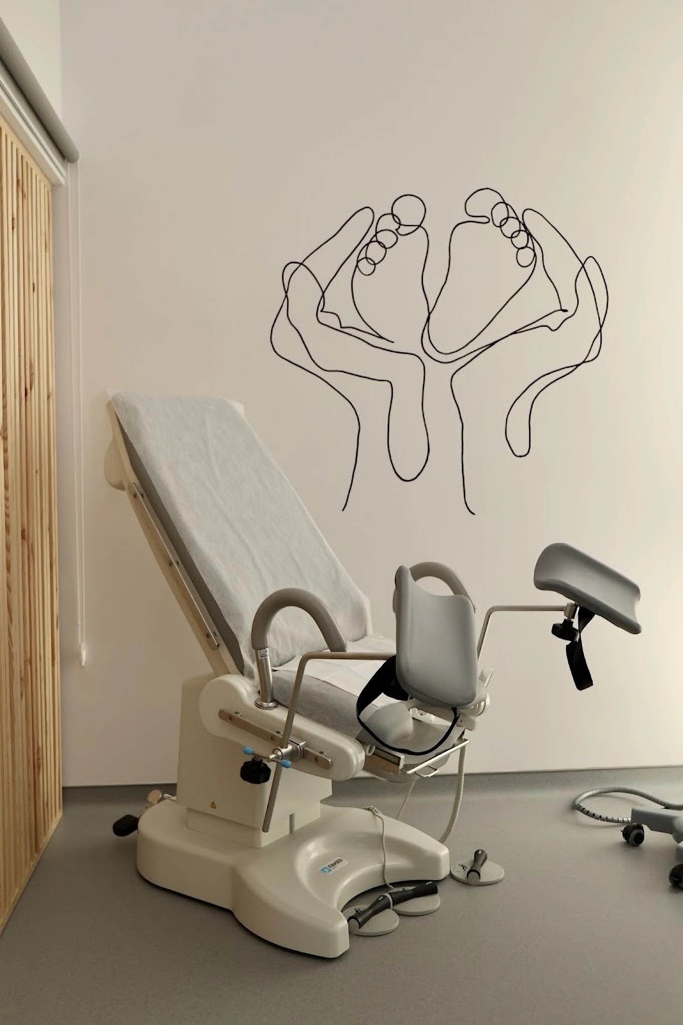 Gynecologist's chair in ARTKLINIK in Lviv Ukraine