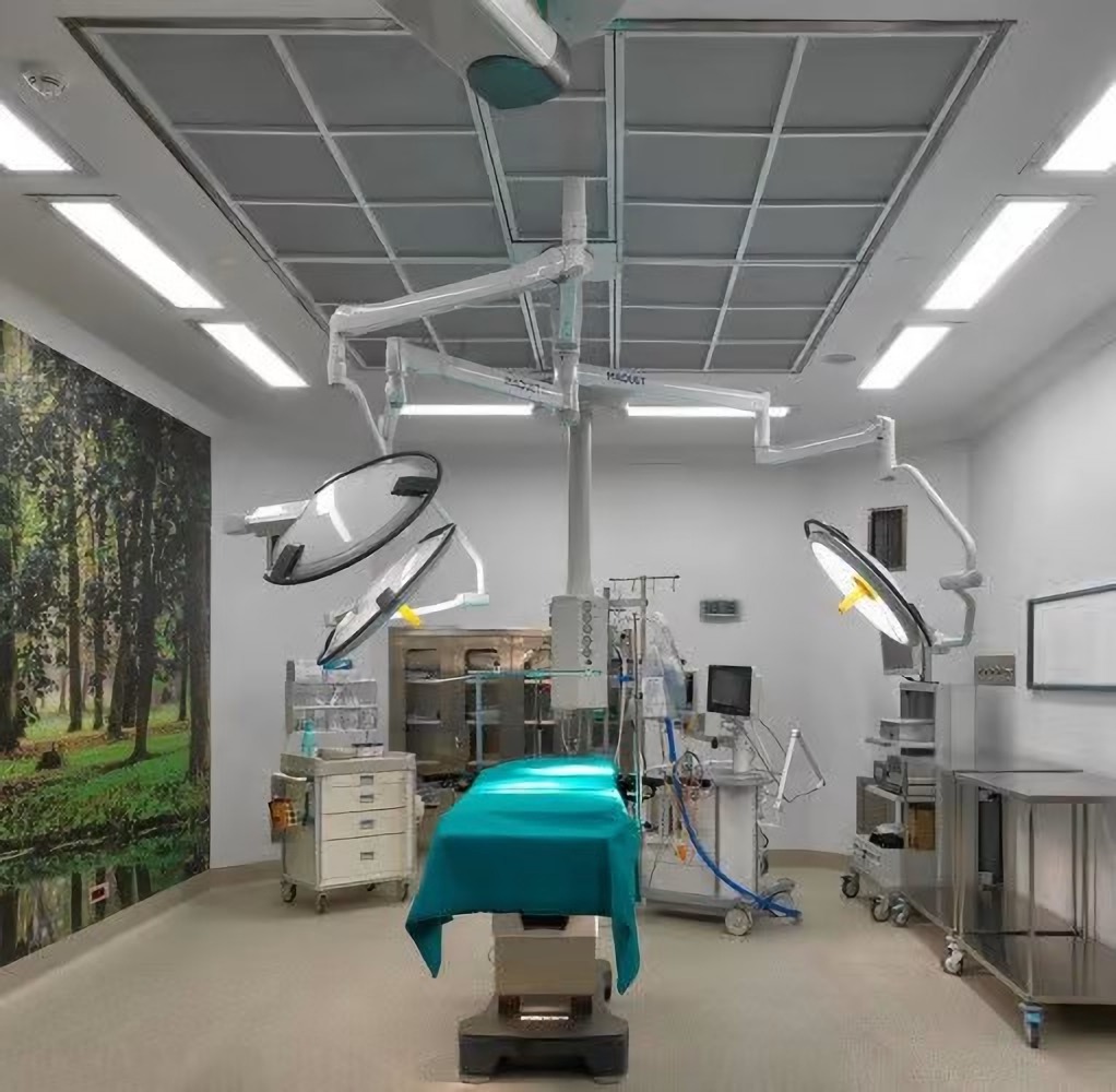 The operating room at British Estetik Clinic in Istanbul